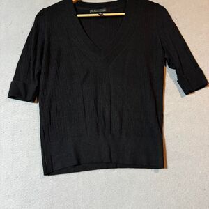 White-house-black-market Women's Black and Grey Jumper
